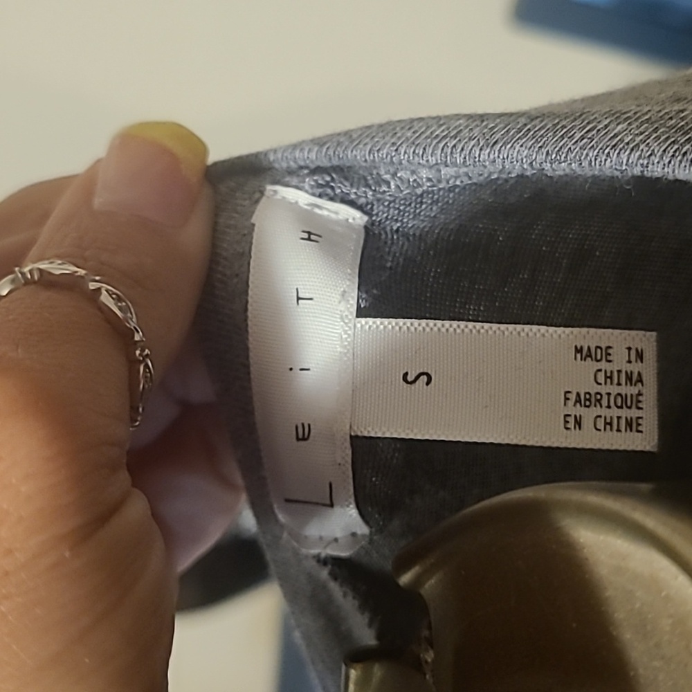 Leith Heather Gray Mini Dress - Picture 4 of 7